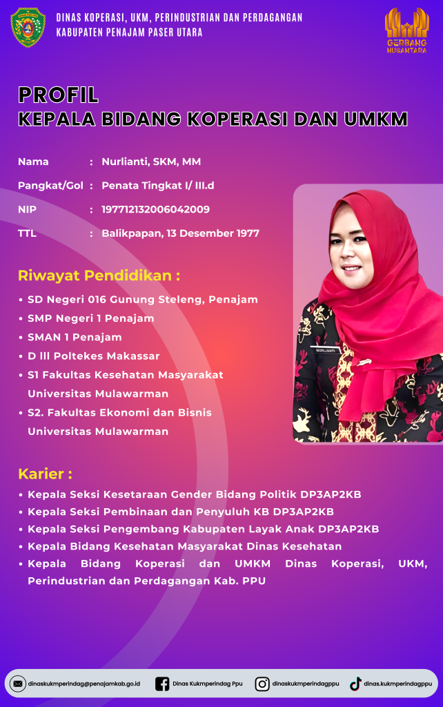 Profil Kabid Koperasi dan UMKM